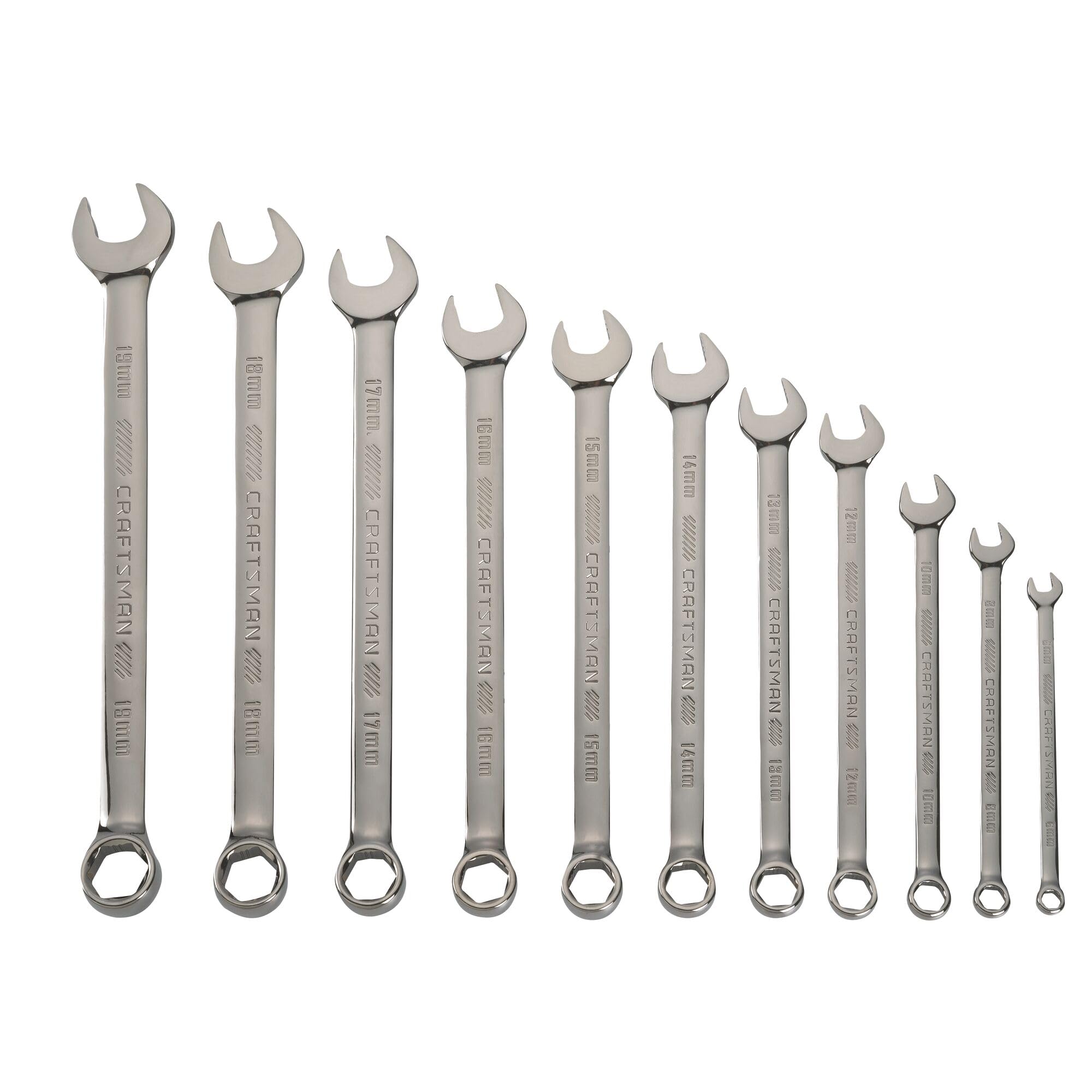 CRAFTSMAN OVERDRIVE 11-Piece Metric Wrench Set (CMMT87811)