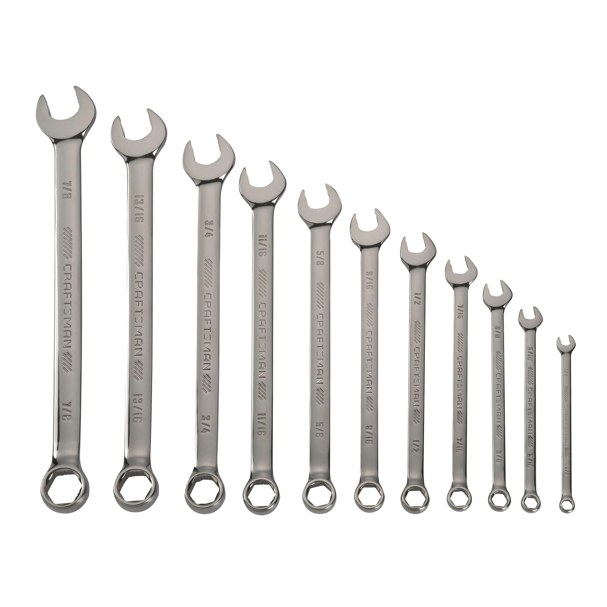 CRAFTSMAN OVERDRIVE 11-Piece Standard (SAE) Wrench Set (CMMT87711)