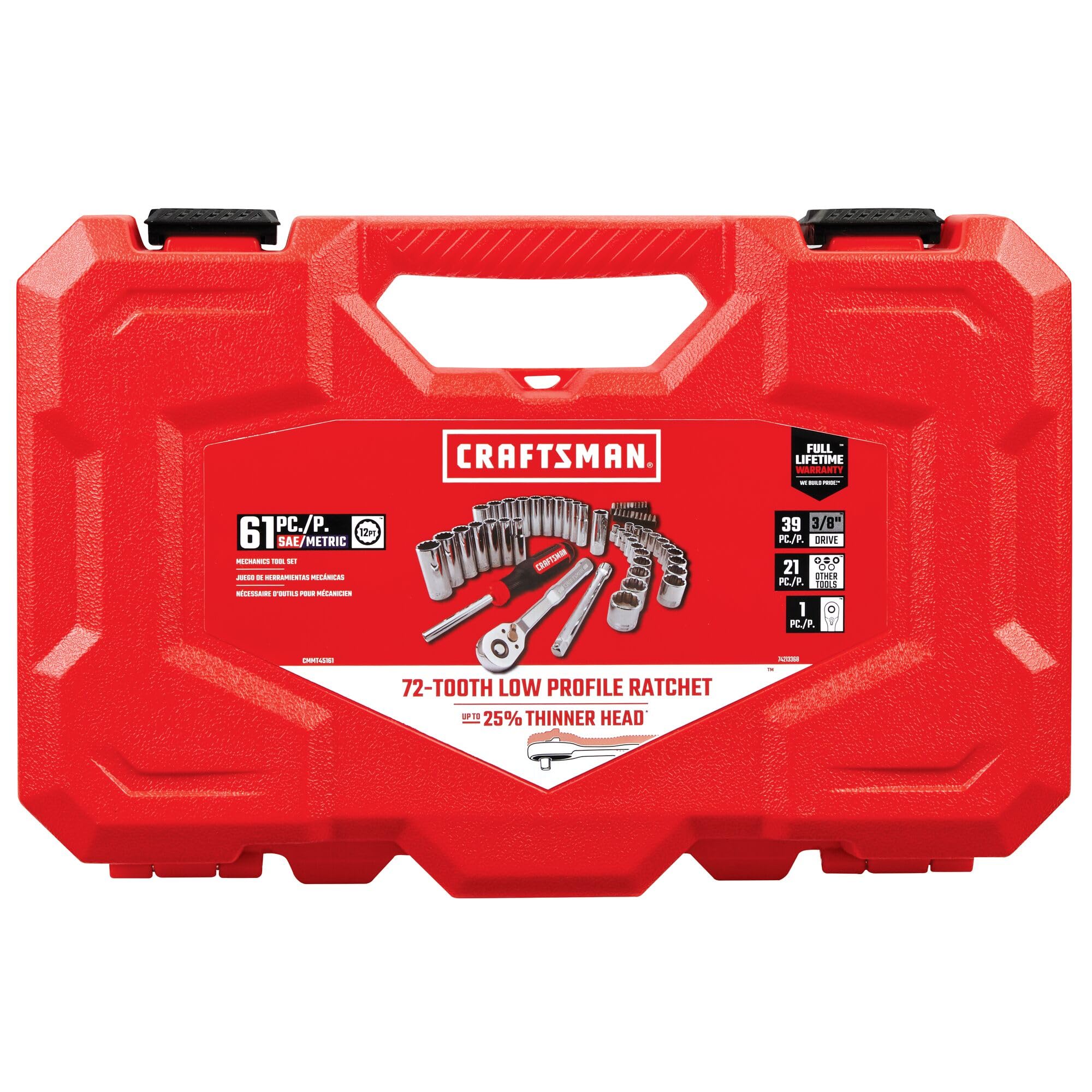 122-craftsman-mechanics-tool-set-3-8-inch-drive-61-piece-cmmt45161-6.jpg CRAFTSMAN Mechanics Tool Set, 3/8 Inch Drive, 61 Piece (CMMT45161)