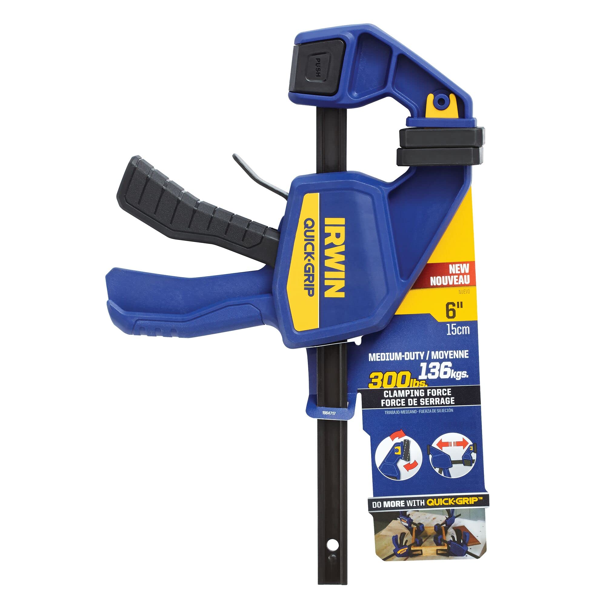 134-irwin-quick-grip-bar-clamp-one-handed-medium-duty-6-inch-1964717-blue-3.jpg IRWIN QUICK-GRIP Bar Clamp, One-Handed, Medium-Duty, 6-Inch (1964717), Blue