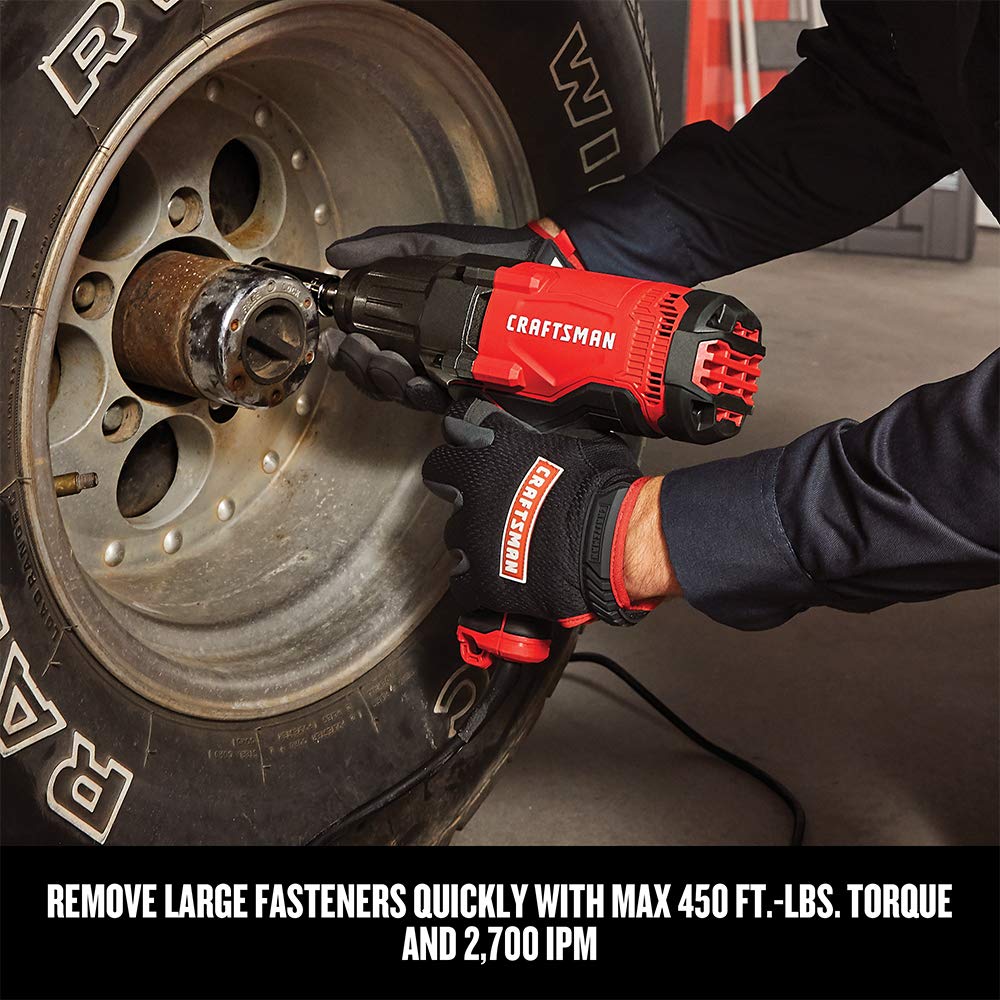 14-craftsman-impact-wrench-1-2-inch-7.5-amp-corded-cmef901-3.jpg CRAFTSMAN Impact Wrench, 1/2 inch, 7.5 Amp, Corded (CMEF901)