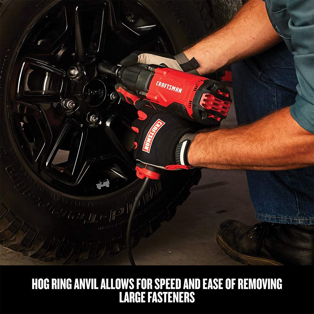 14-craftsman-impact-wrench-1-2-inch-7.5-amp-corded-cmef901-4.jpg CRAFTSMAN Impact Wrench, 1/2 inch, 7.5 Amp, Corded (CMEF901)