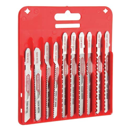 CRAFTSMAN Jigsaw Blades, T-Shank Set, 13-Piece (CMAJ1SET13)