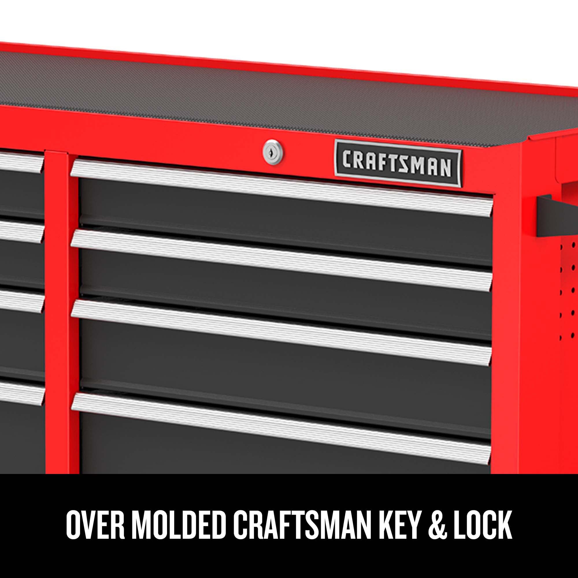 186-craftsman-s2000-52-tool-chest-10-drawer-rolling-tool-storage-cabinet-with-tray-and-holder-red-cmst352102rb-9.jpg CRAFTSMAN S2000 52" Tool Chest, 10-Drawer Rolling Tool Storage Cabinet with Tray and Holder, Red (CMST352102RB)