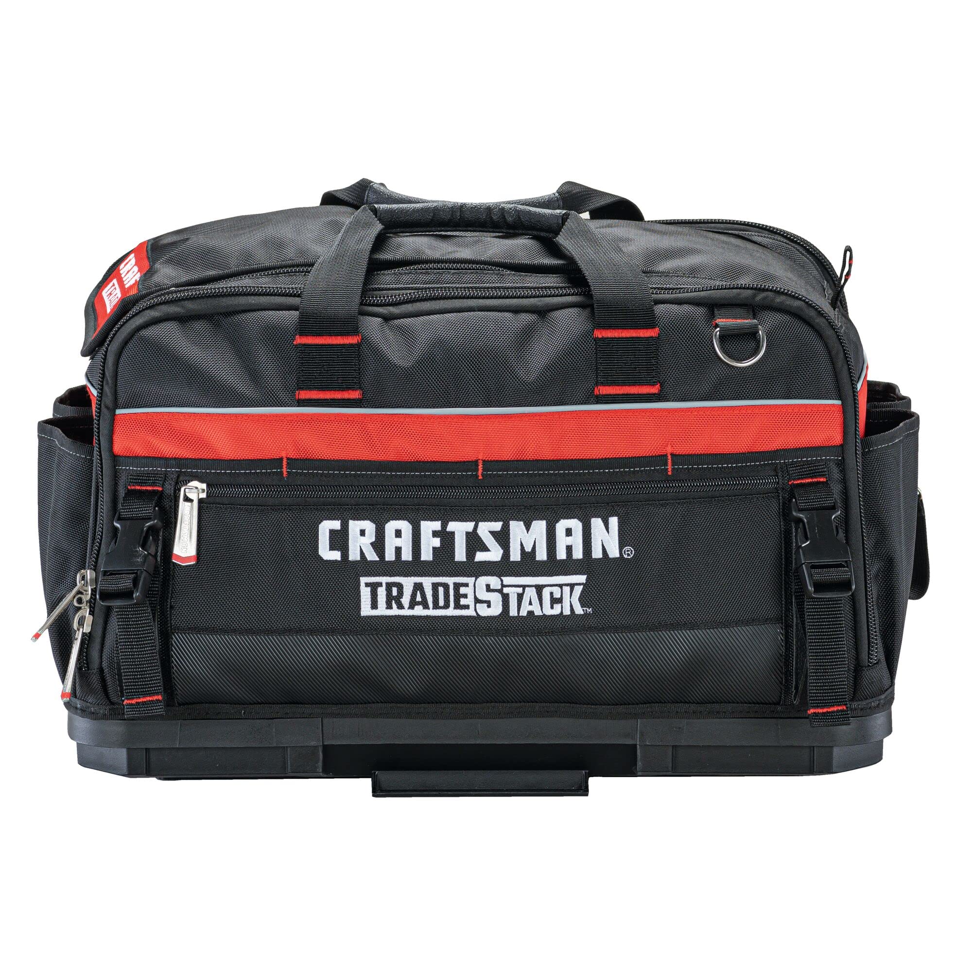 195-craftsman-tradestack-tool-bag-22.5-durable-polyester-black-and-red-cmst21450-6.jpg CRAFTSMAN TRADESTACK Tool Bag, 22.5”, Durable Polyester, Black and Red (CMST21450)
