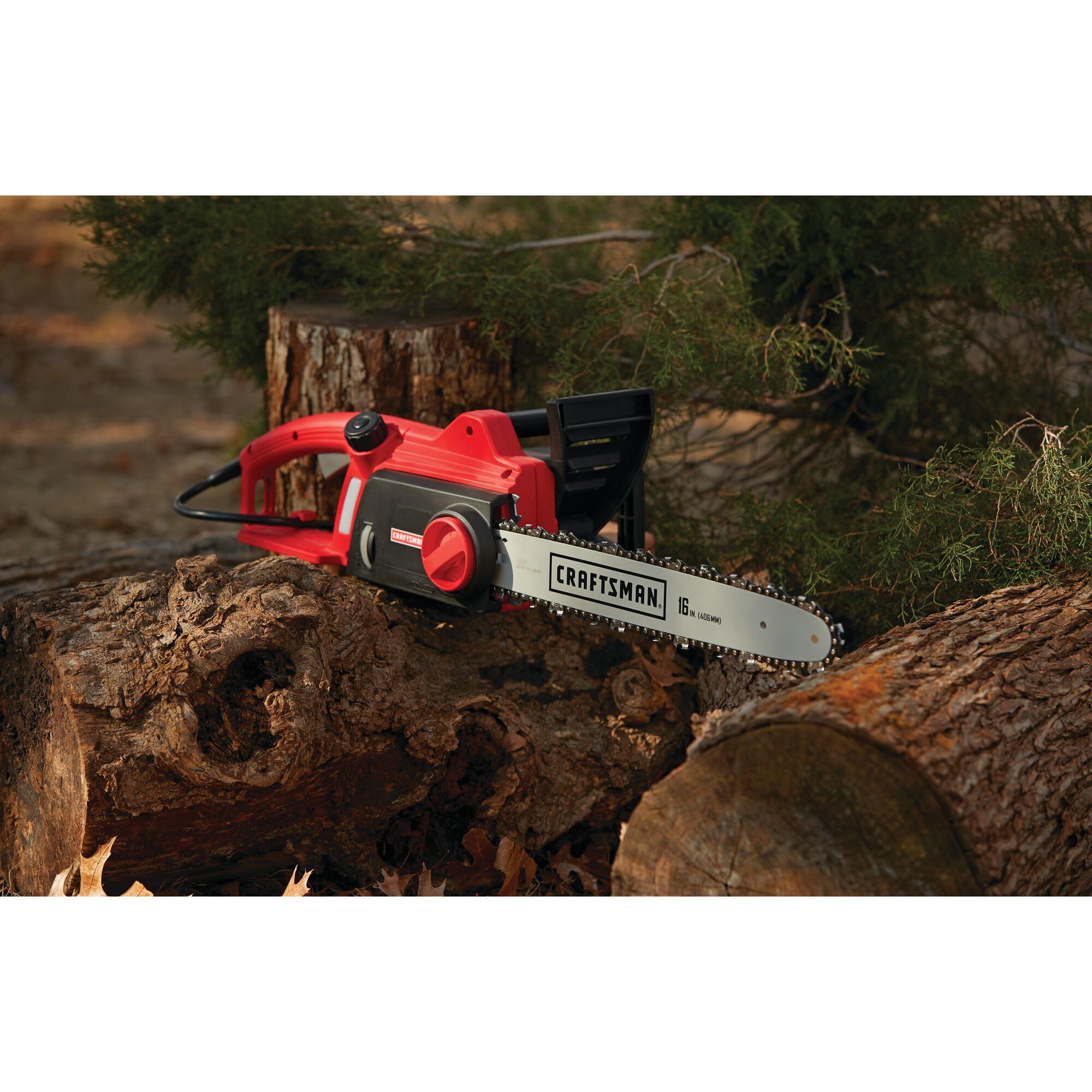 225-craftsman-electric-chainsaw-16-inch-12-amp-corded-chain-saw-electric-ergonomic-powerful-motor-cmecs600-9.jpg CRAFTSMAN Electric Chainsaw, 16 Inch, 12 Amp Corded Chain Saw Electric, Ergonomic, Powerful Motor (CMECS600)