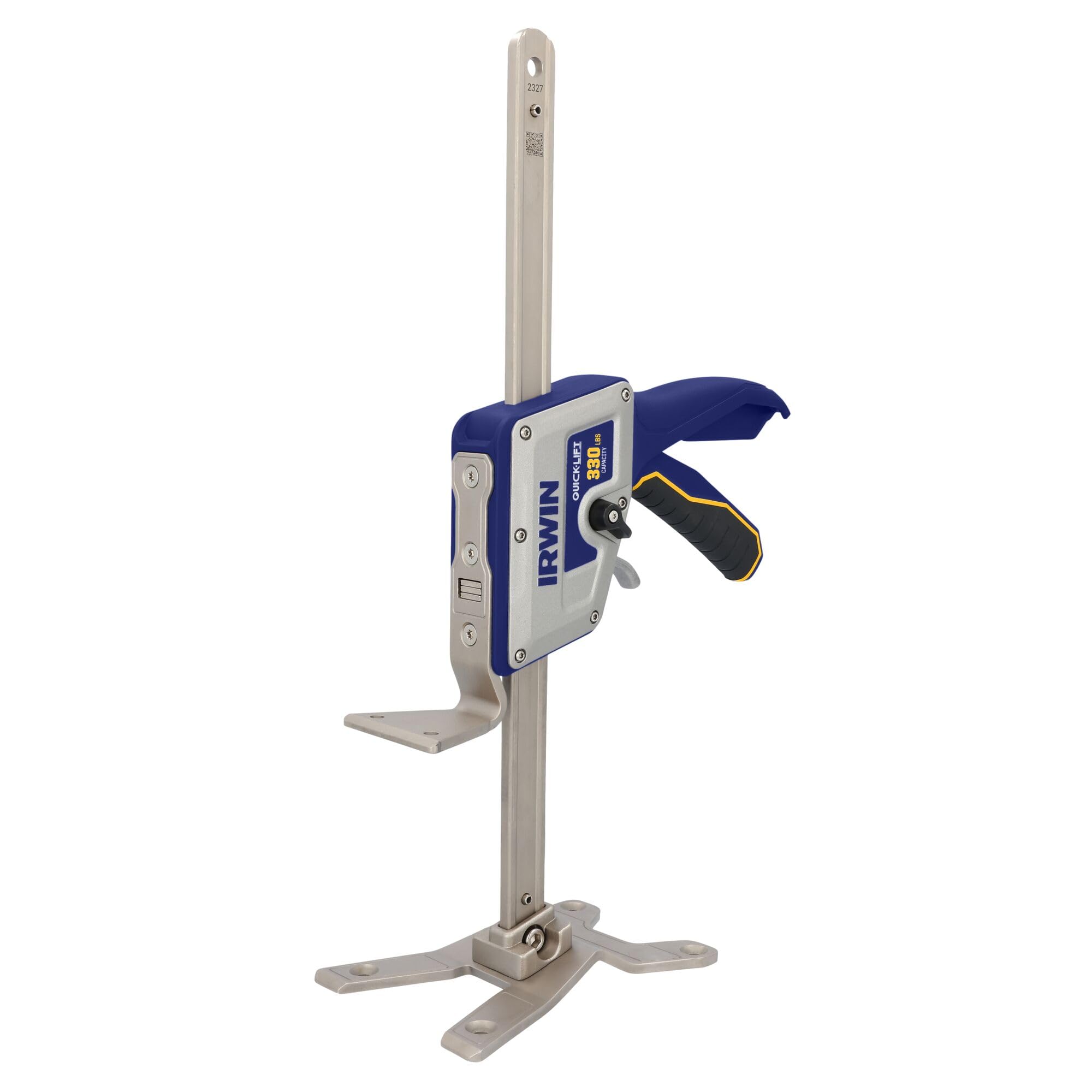 IRWIN Quick-Lift Construction Jack, Hand Lifting Jack Tool, Multifunctional, Lift up to 10" and Lift Capacity 330 lbs (IRHT83100)