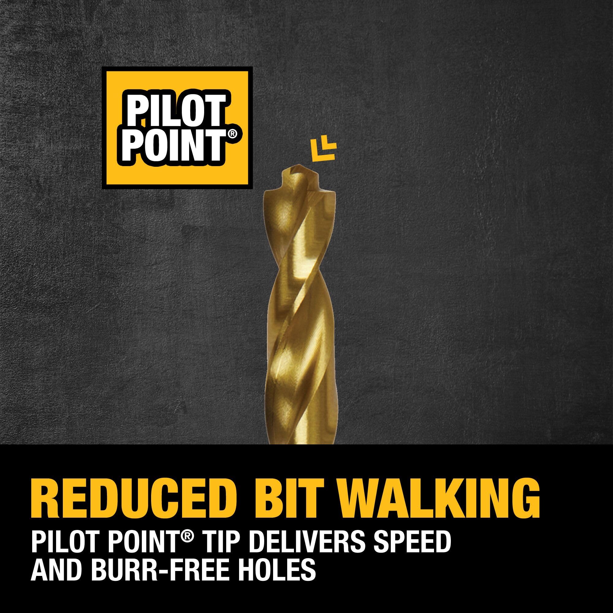 265-dewalt-drill-bit-set-titanium-nitride-coated-14-piece-dw1354-3.jpg DEWALT Drill Bit Set, Titanium Nitride Coated, 14-Piece (DW1354)