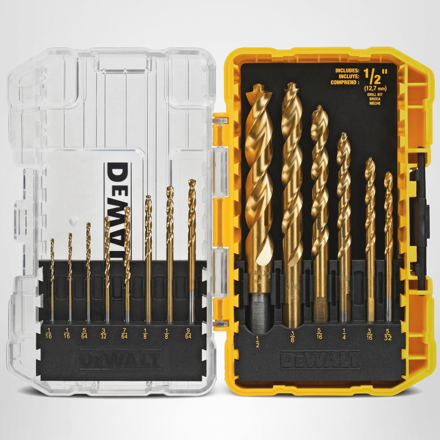 265-dewalt-drill-bit-set-titanium-nitride-coated-14-piece-dw1354-9.jpg DEWALT Drill Bit Set, Titanium Nitride Coated, 14-Piece (DW1354)