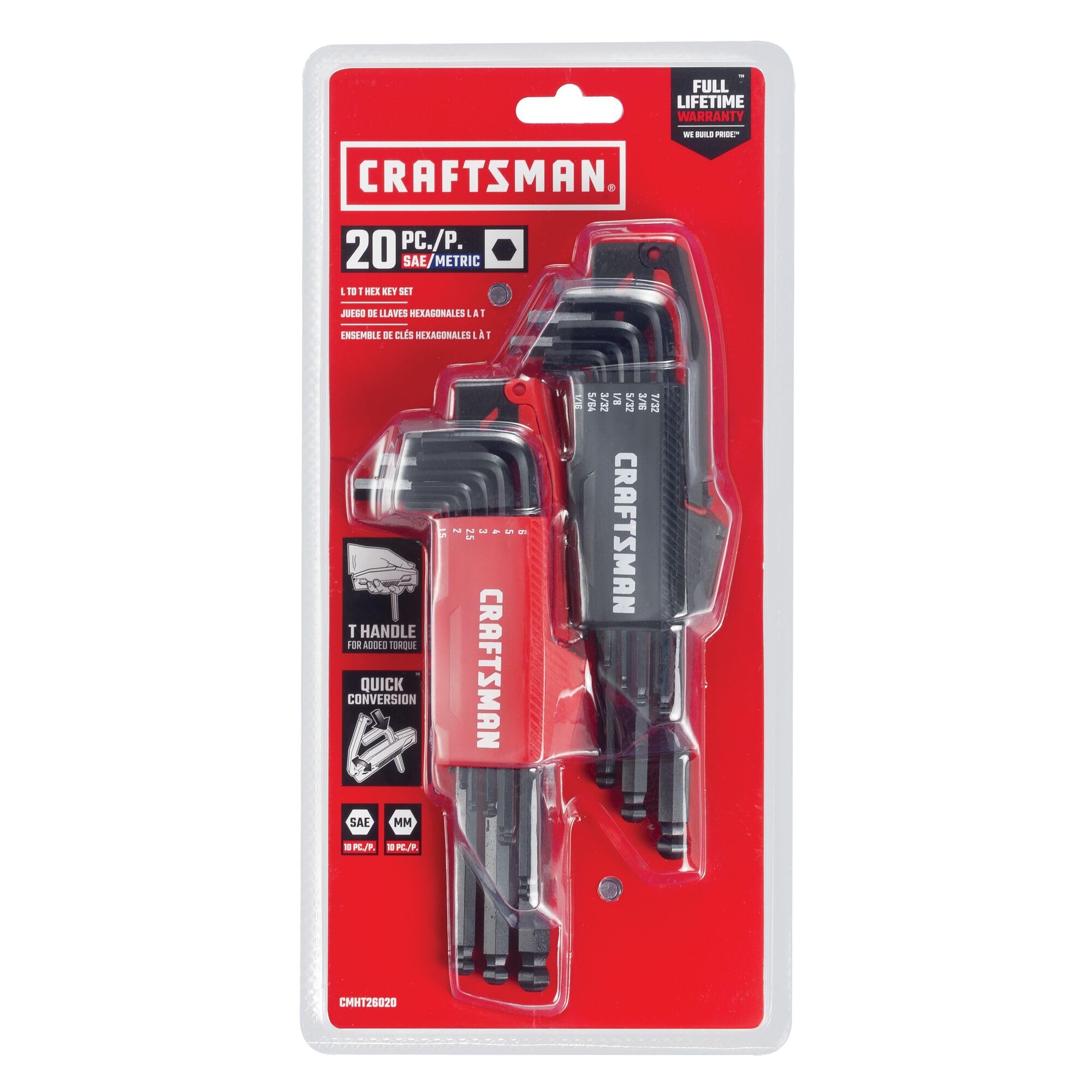 32-craftsman-hex-key-allen-wrench-set-with-ball-end-sae-mm-20-piece-cmht26020-8.jpg CRAFTSMAN Hex Key Allen Wrench Set with Ball-End, SAE/MM, 20 Piece (CMHT26020)