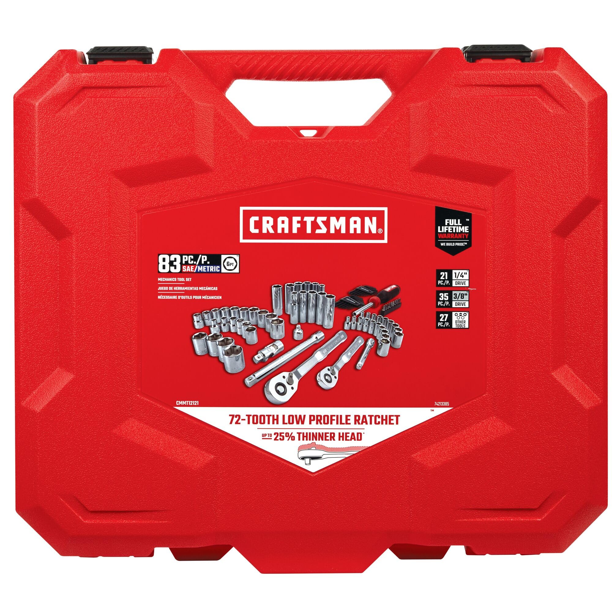 377-craftsman-mechanics-tool-set-83-piece-hand-tool-and-socket-set-sae-metric-cmmt12121-5.jpg CRAFTSMAN Mechanics Tool Set, 83 Piece Hand Tool and Socket Set SAE/Metric (CMMT12121)