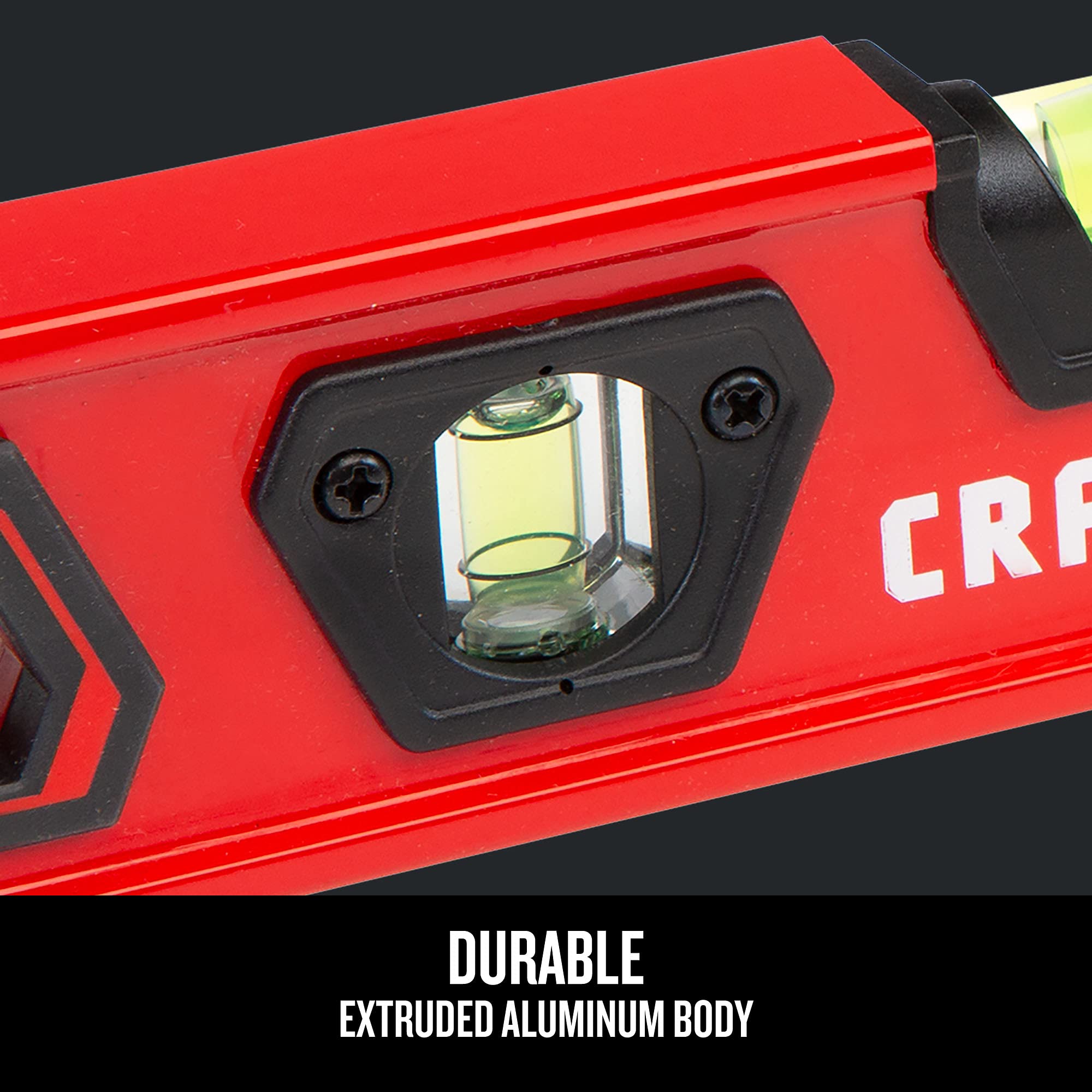 39-craftsman-torpedo-level-9-inch-with-shock-absorbing-end-caps-cmht82390-4.jpg CRAFTSMAN Torpedo Level, 9 Inch, With Shock Absorbing End Caps (CMHT82390)
