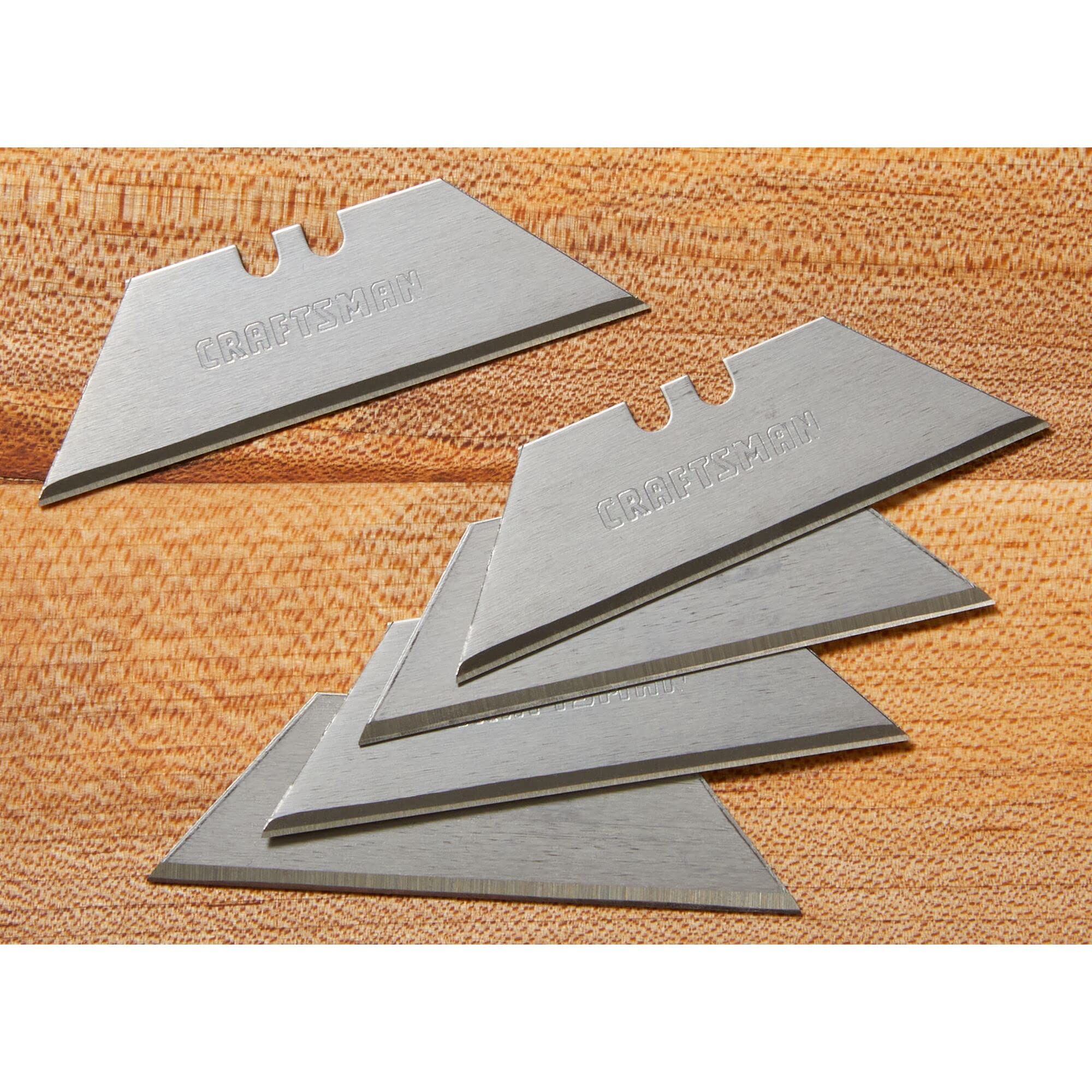 CRAFTSMAN Utility Razor Blades, Carbon Steel, 3/4-in., 5-Pack (CMHT11921)