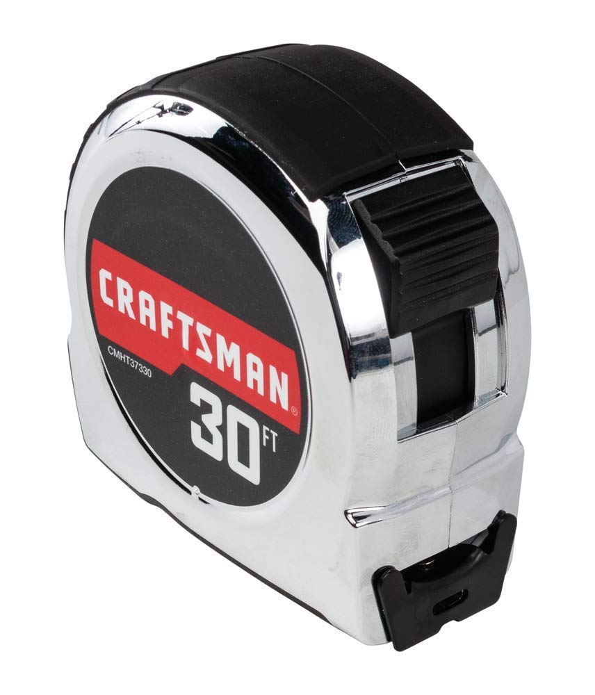 494-craftsman-tape-measure-chrome-classic-30-foot-cmht37330s-30-foot-3.jpg Craftsman Tape Measure, Chrome Classic, 30-Foot (CMHT37330S), 30-foot