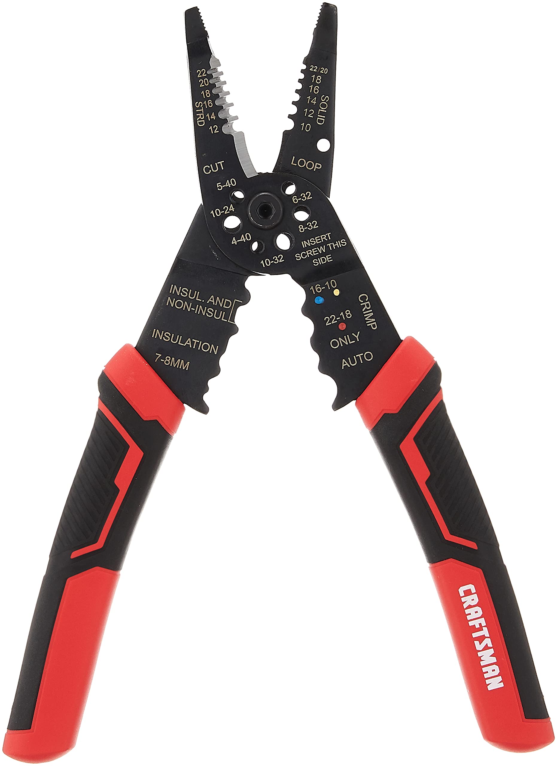 CRAFTSMAN CMHT81714 8" WIRE STRIPPER, CUTTER, CRIMPER