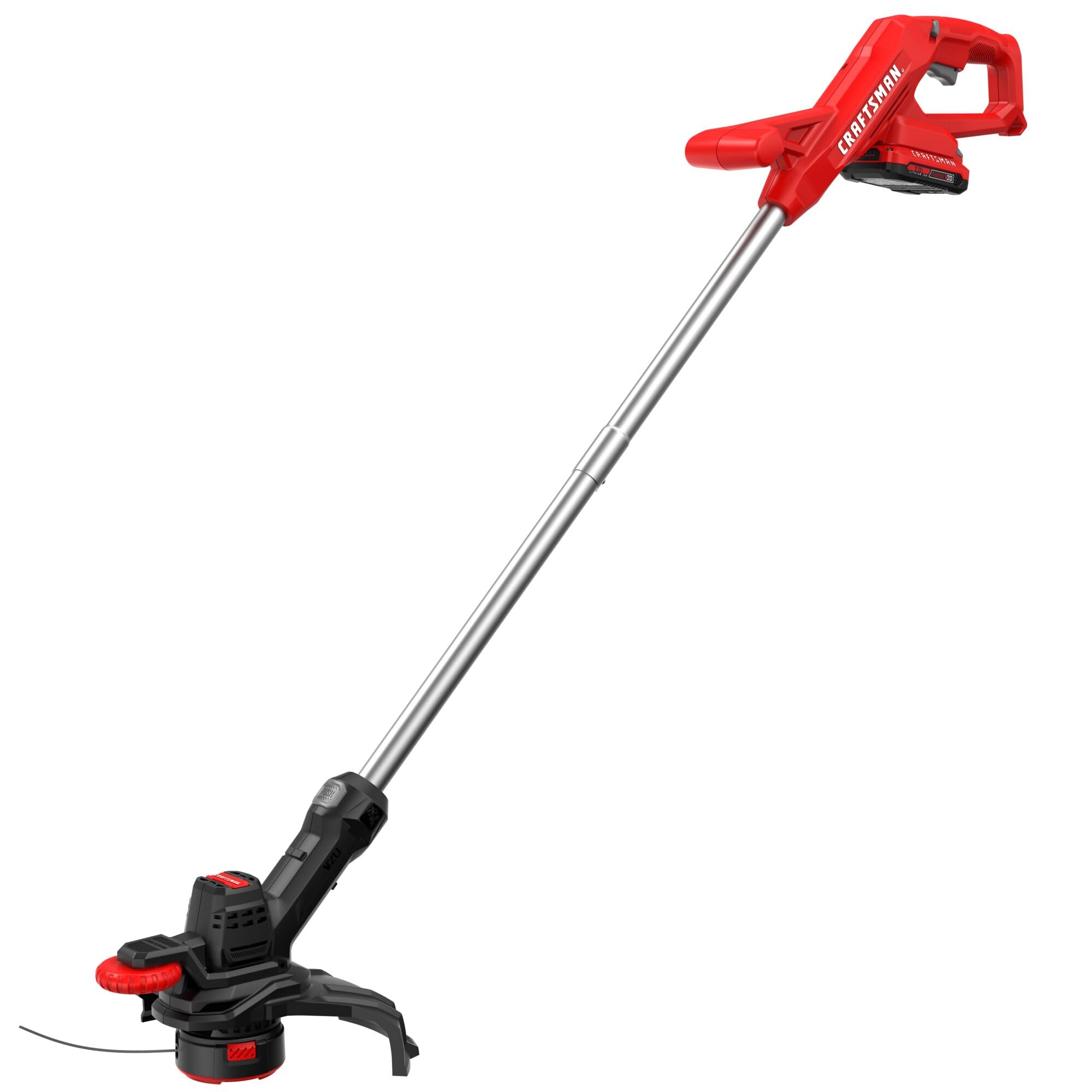 CRAFTSMAN V20 Cordless 10 in. WEEDWACKER String Trimmer and Edger Kit with 2.0 Ah Battery and Charger (CMCST915D1)
