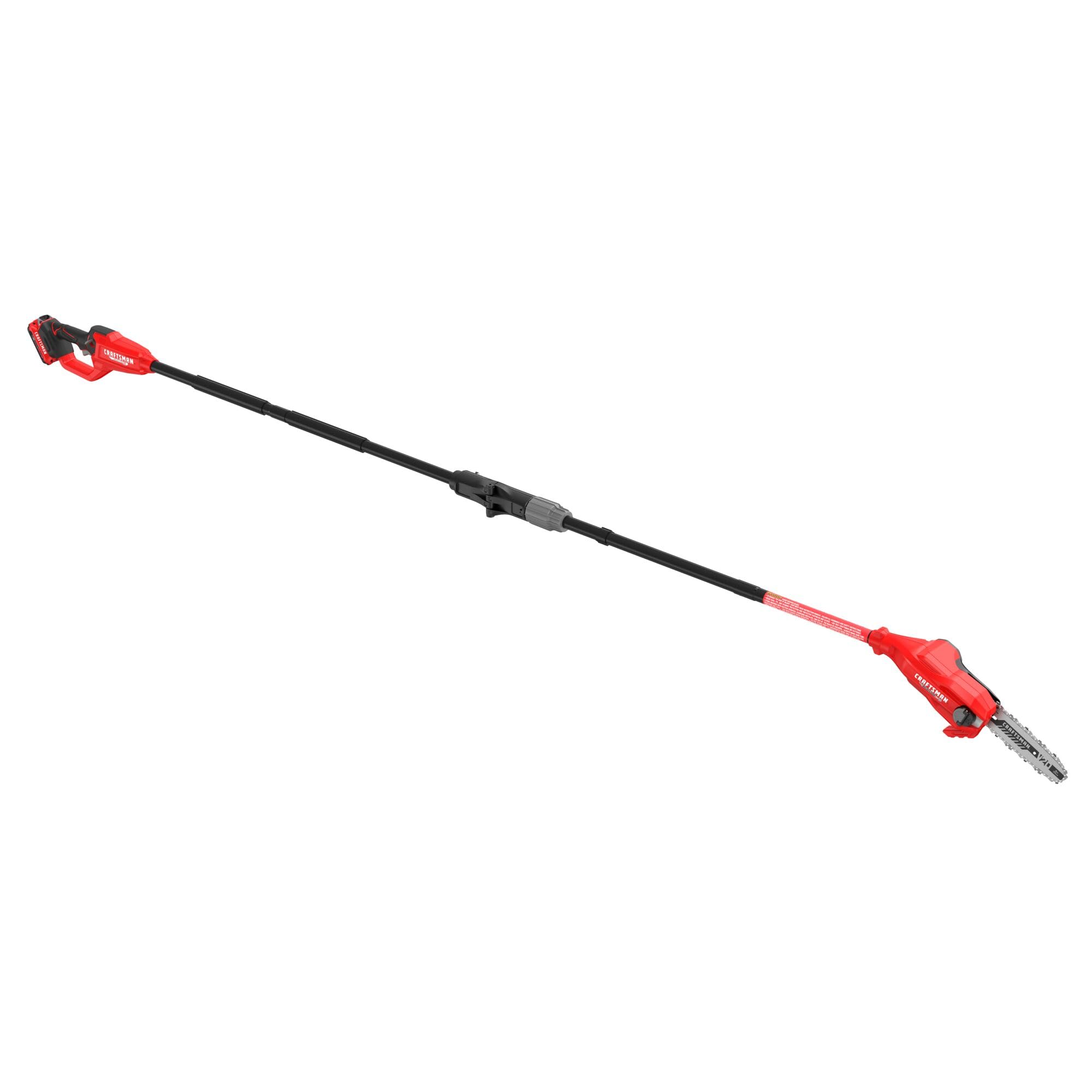 CRAFTSMAN V20 8 FT Cordless Pole Chainsaw for Tree Trimming with Battery and Charger Included (CMCPS630D1)