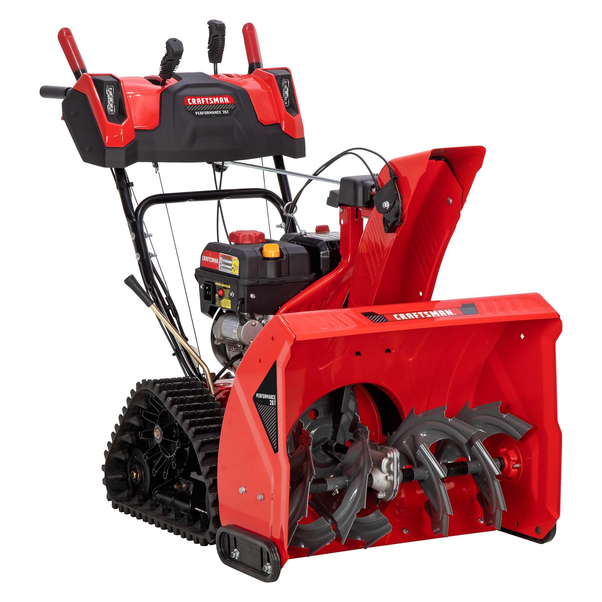 CRAFTSMAN Performance 26" Two-Stage Self Propelled Snow Thrower with Push-Button Start, Gas Powered, 243cc Engine (31AM7C3FB93)