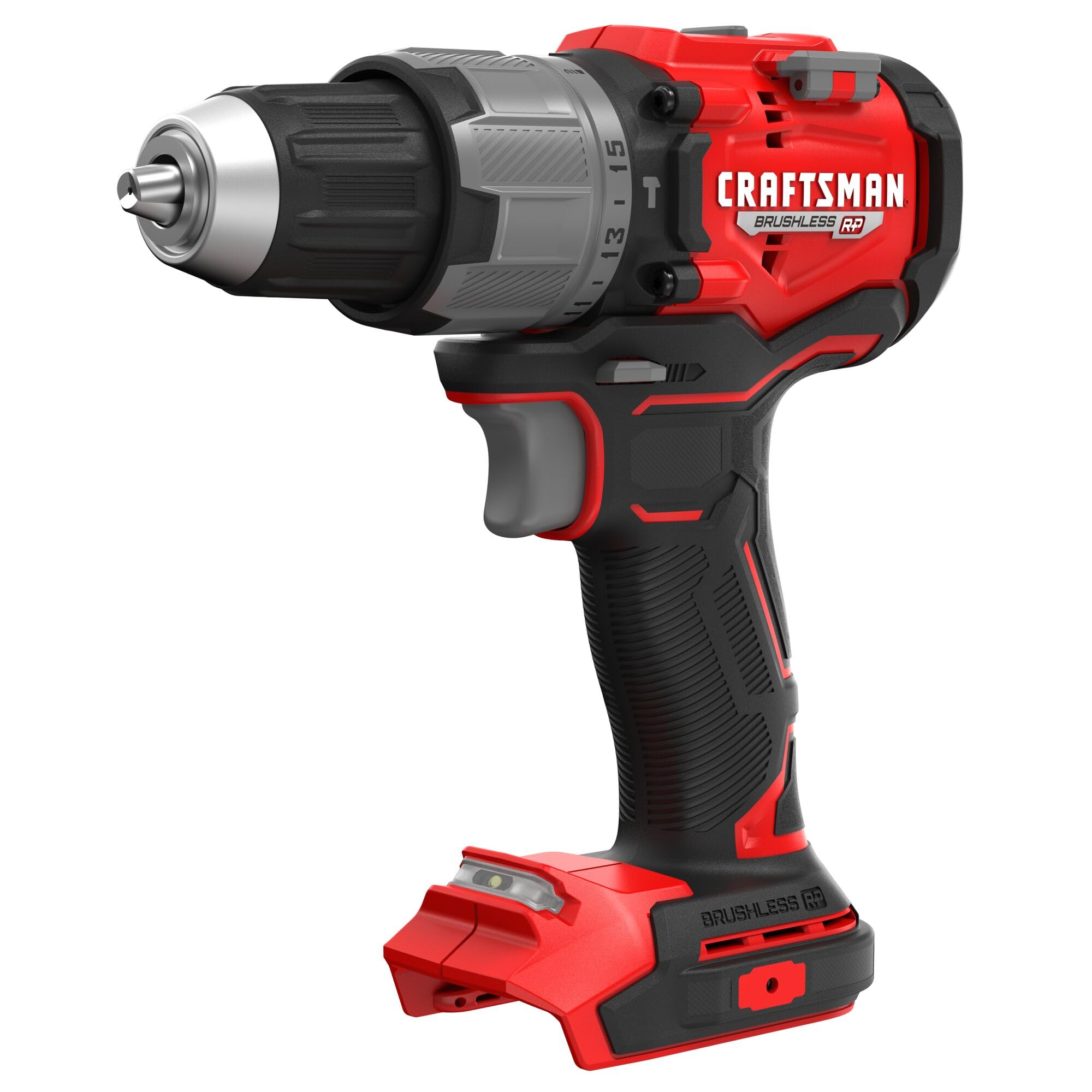 CRAFTSMAN V20 1/2 Inch Cordless Hammer Drill, Bare Tool Only (CMCD726B)