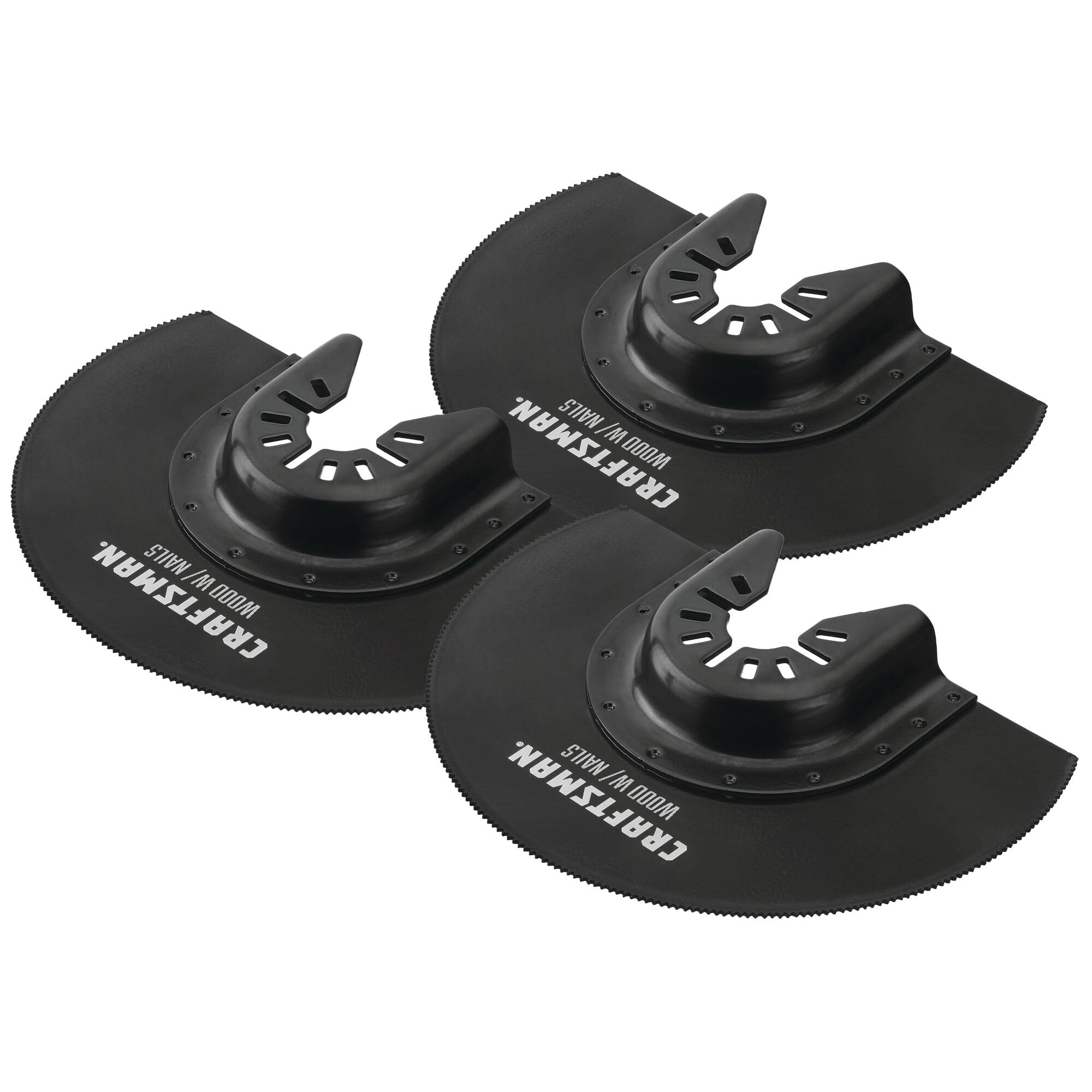 CRAFTSMAN Bi-Metal Oscillating Tool Blade for Wood and Metal, Semicircle, 3 Pack (CMAO113-3)