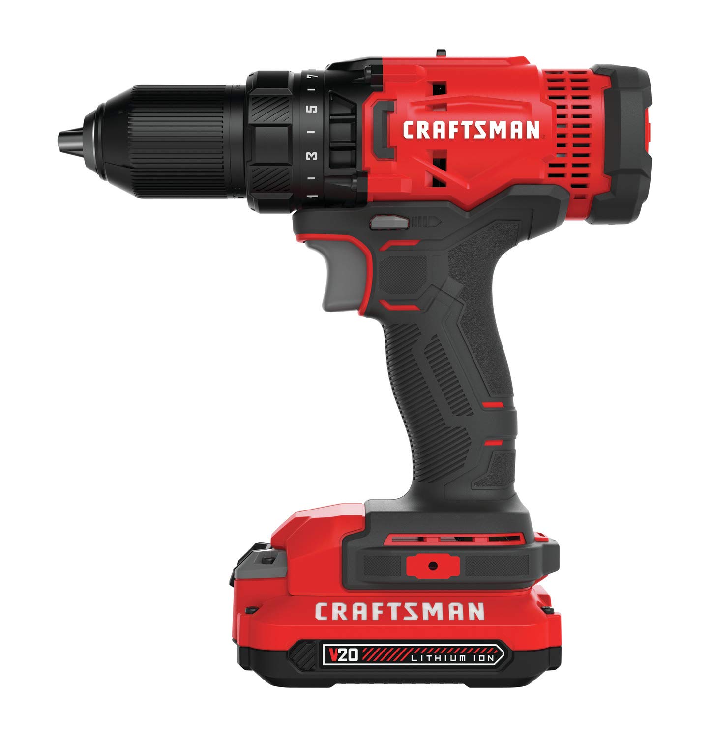 79-craftsman-v20-cordless-drill-driver-kit-1-2-inch-battery-and-charger-included-cmcd700c1-10.jpg CRAFTSMAN V20 Cordless Drill/Driver Kit, 1/2 inch, Battery and Charger Included (CMCD700C1)