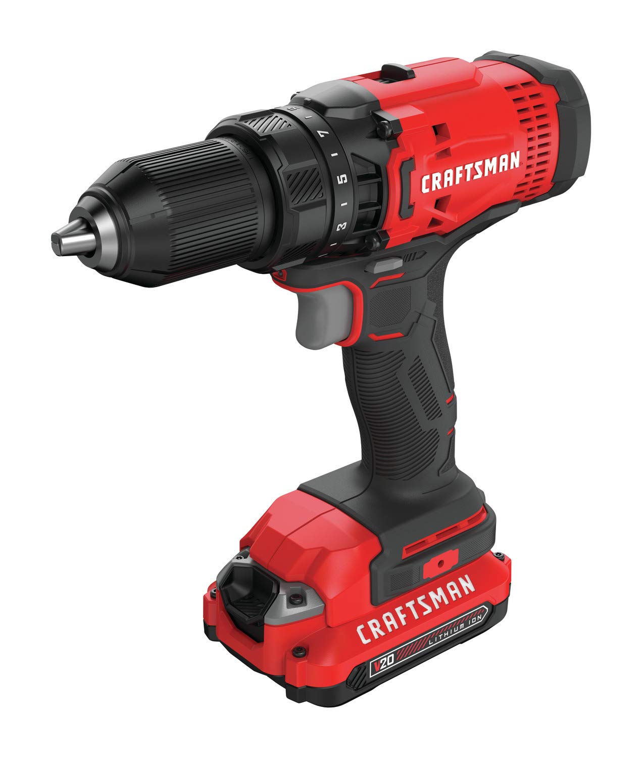 79-craftsman-v20-cordless-drill-driver-kit-1-2-inch-battery-and-charger-included-cmcd700c1-9.jpg CRAFTSMAN V20 Cordless Drill/Driver Kit, 1/2 inch, Battery and Charger Included (CMCD700C1)