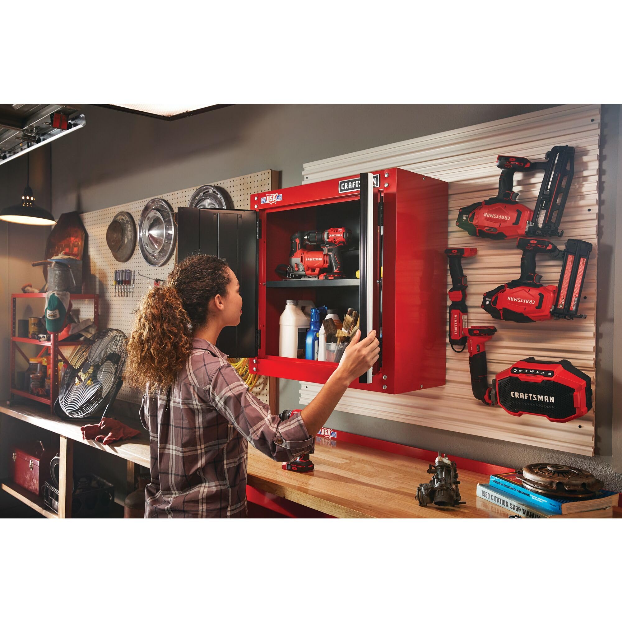 CRAFTSMAN Garage Storage, 28-Inch Wide Wall Cabinet (CMST22800RB)